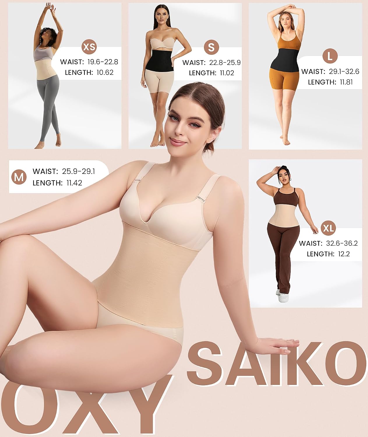 OXYSAIKO Waist Trainer Tummy Control Belt — image 5