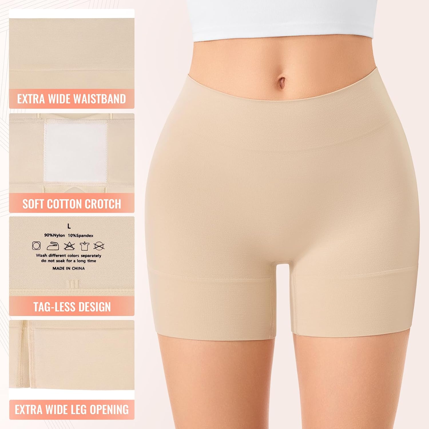 ForeverShaper Seamless Anti Chafing Slip Shorts — image 5
