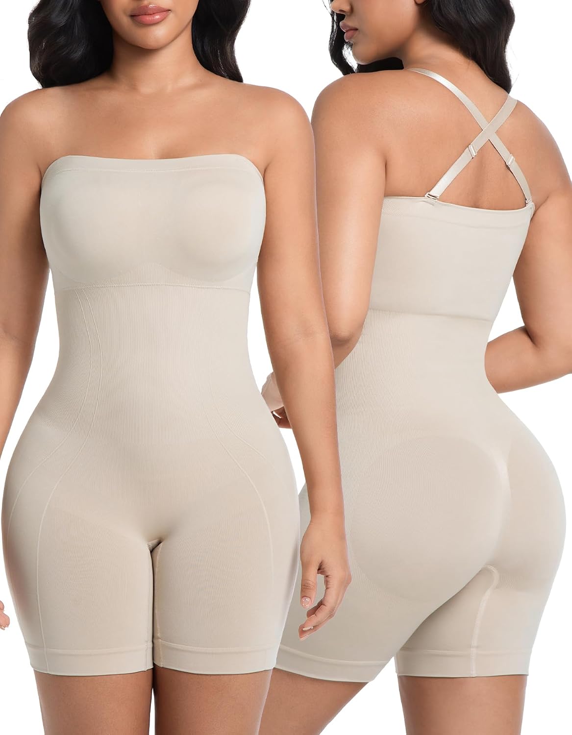 SIMIYA Shapewear Bodysuit with Built-In Bra — image 8