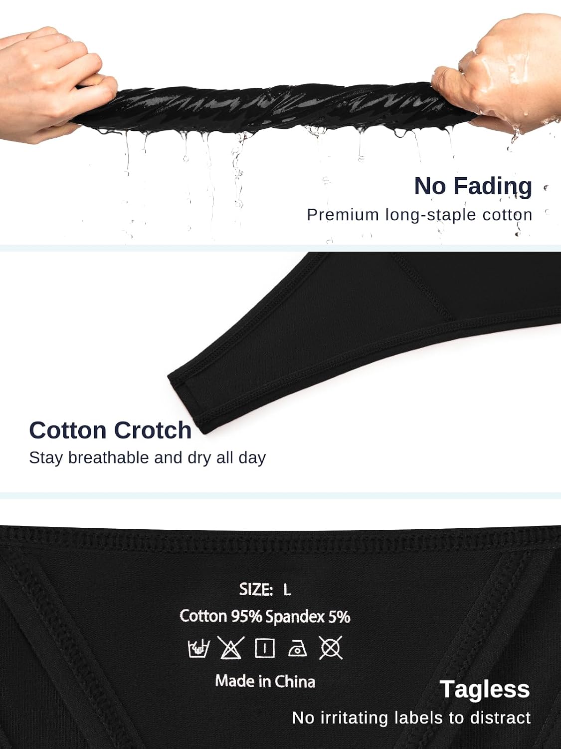 Oshkang Cotton G-String Thongs 8-Pack — image 6
