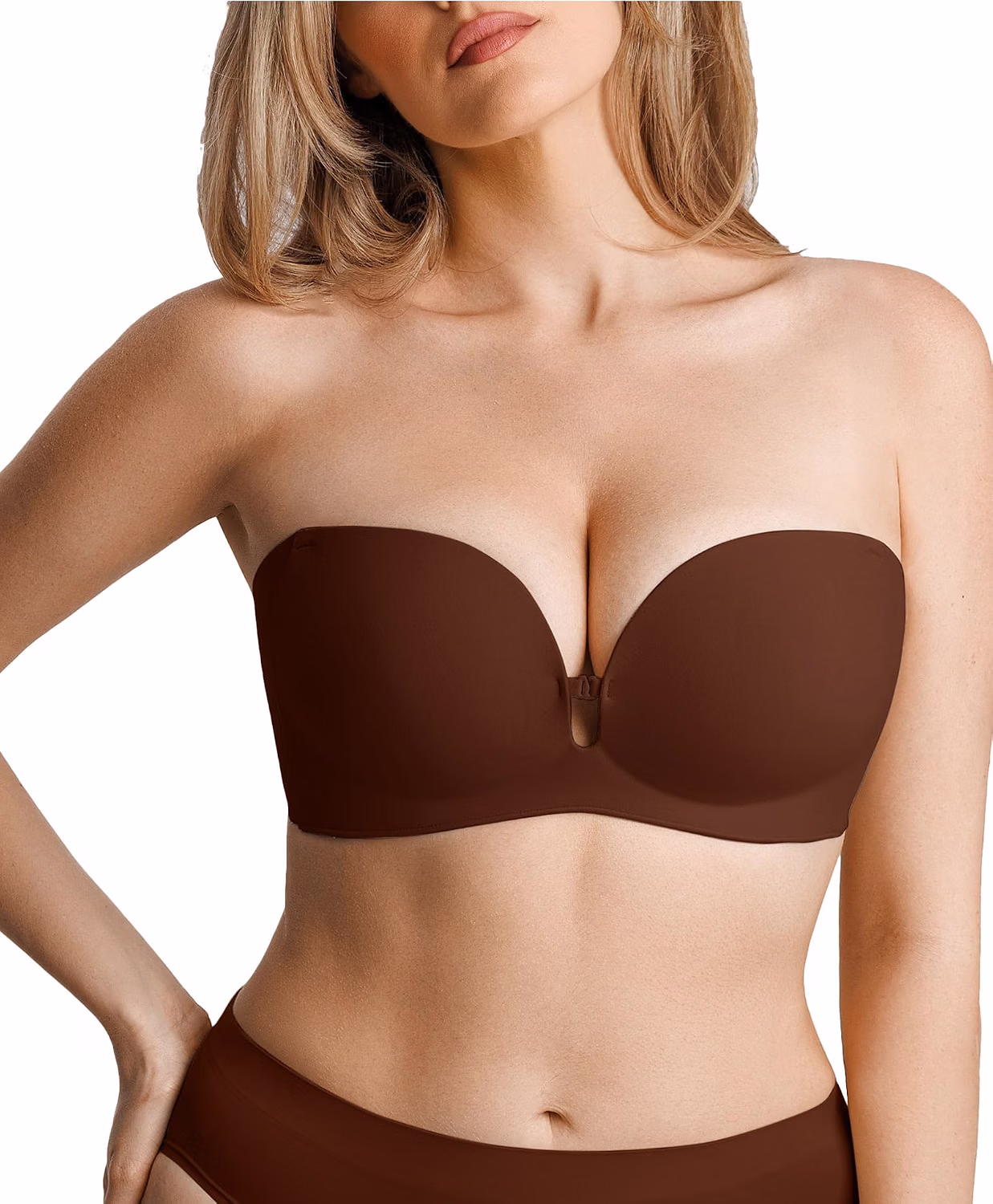 Popilush Non Slip Wireless Strapless Bra — image 8
