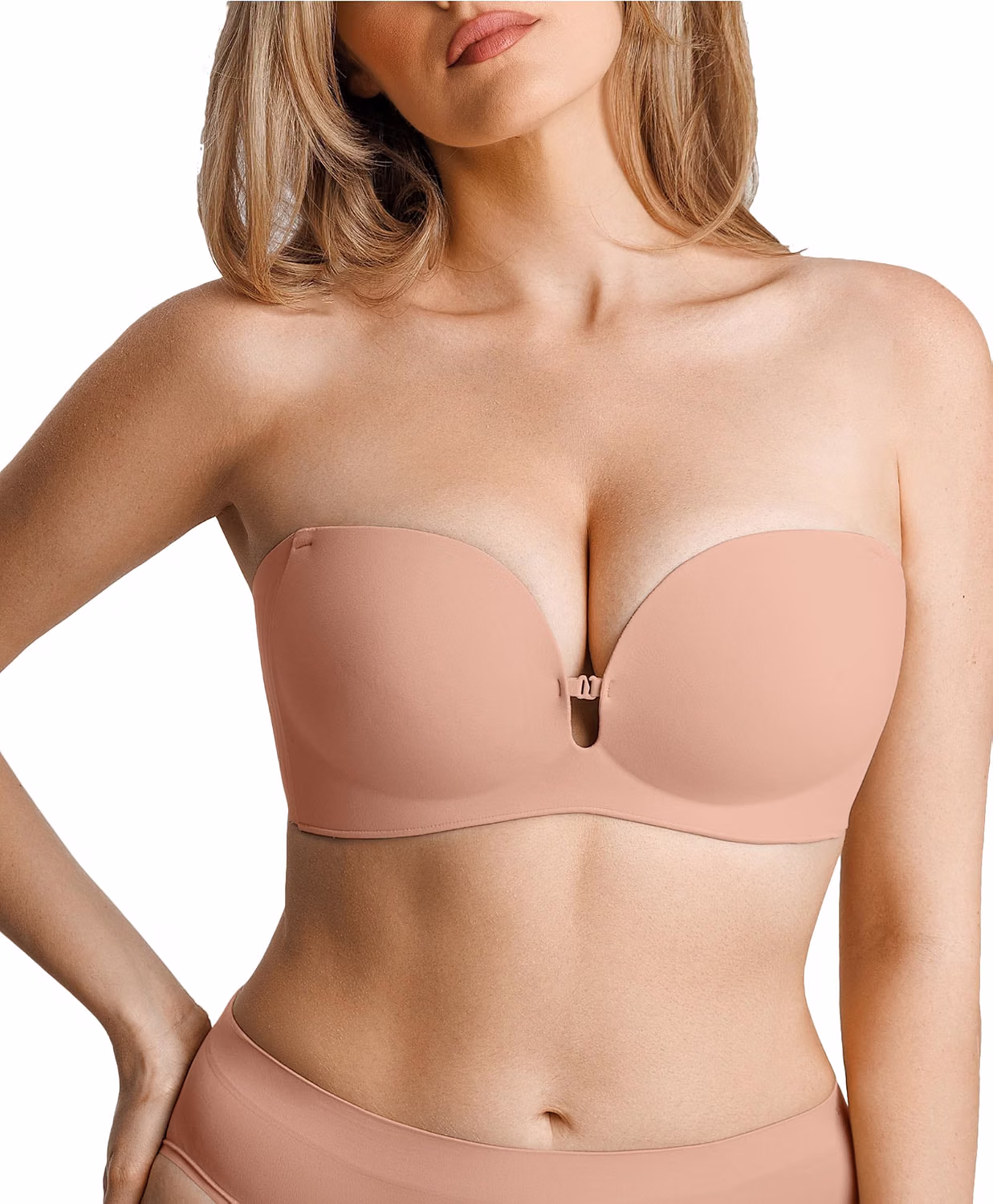 Popilush Non Slip Wireless Strapless Bra — image 10
