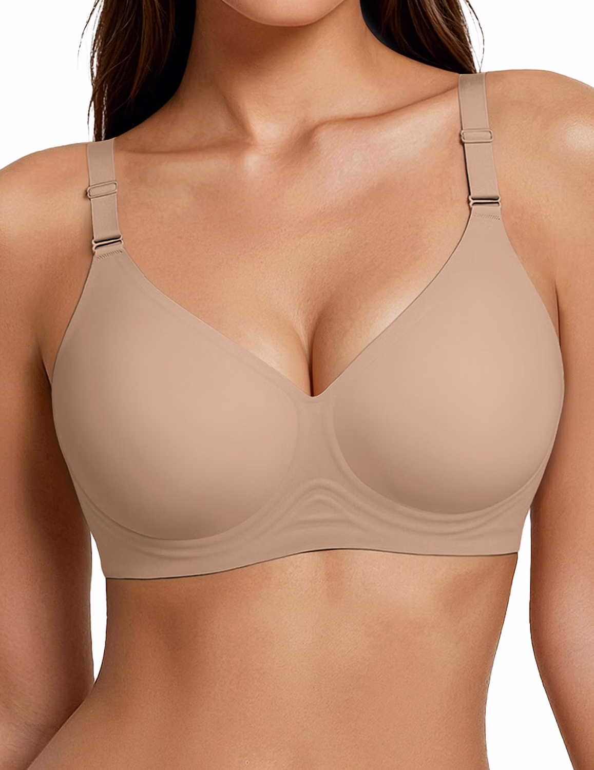 Showyoo Wireless V-Neck Seamless Bralette — image 10
