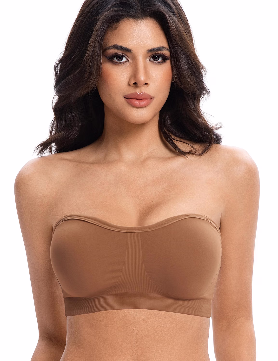 Lusait Non-Slip Soft Padded Wireless Bandeau Bra — image 7