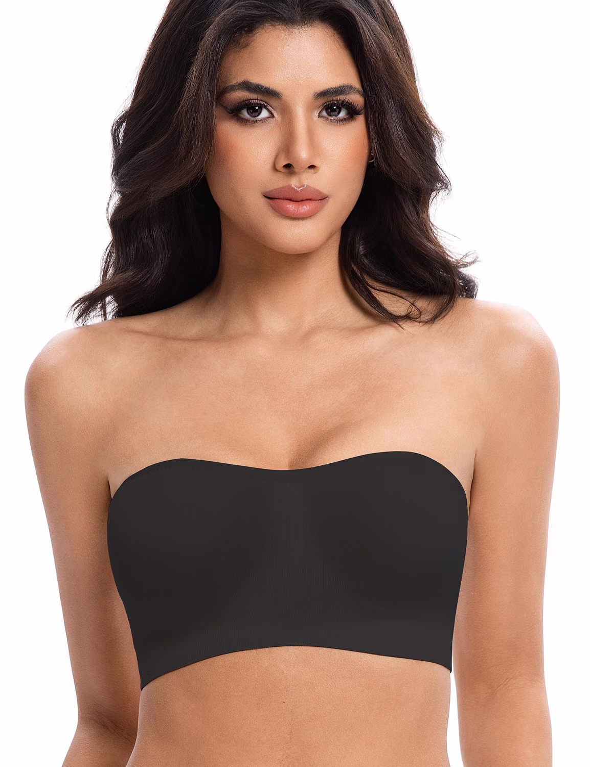 Lusait Non-Slip Soft Padded Wireless Bandeau Bra — image 10