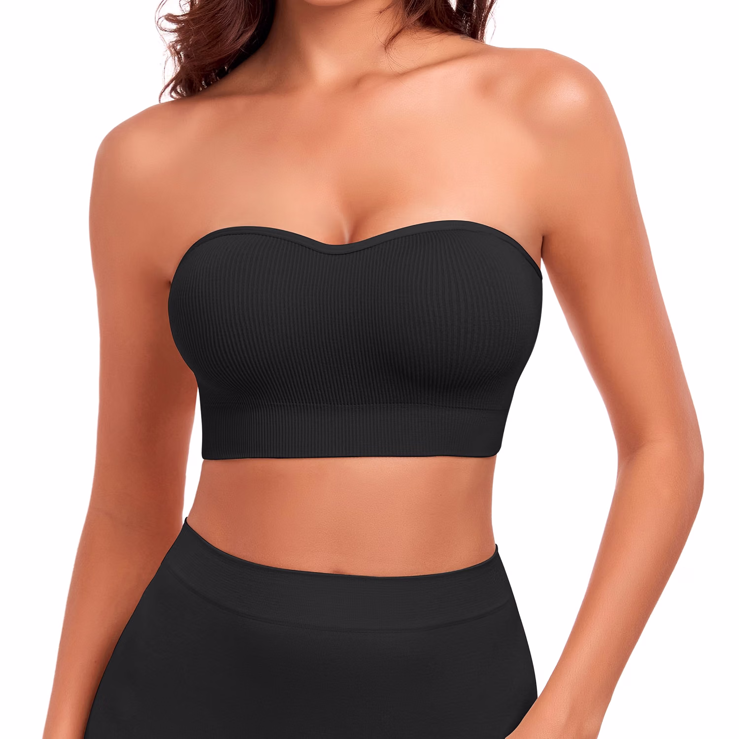 SIMIYA Wireless Non Slip Padded Bandeau Bra