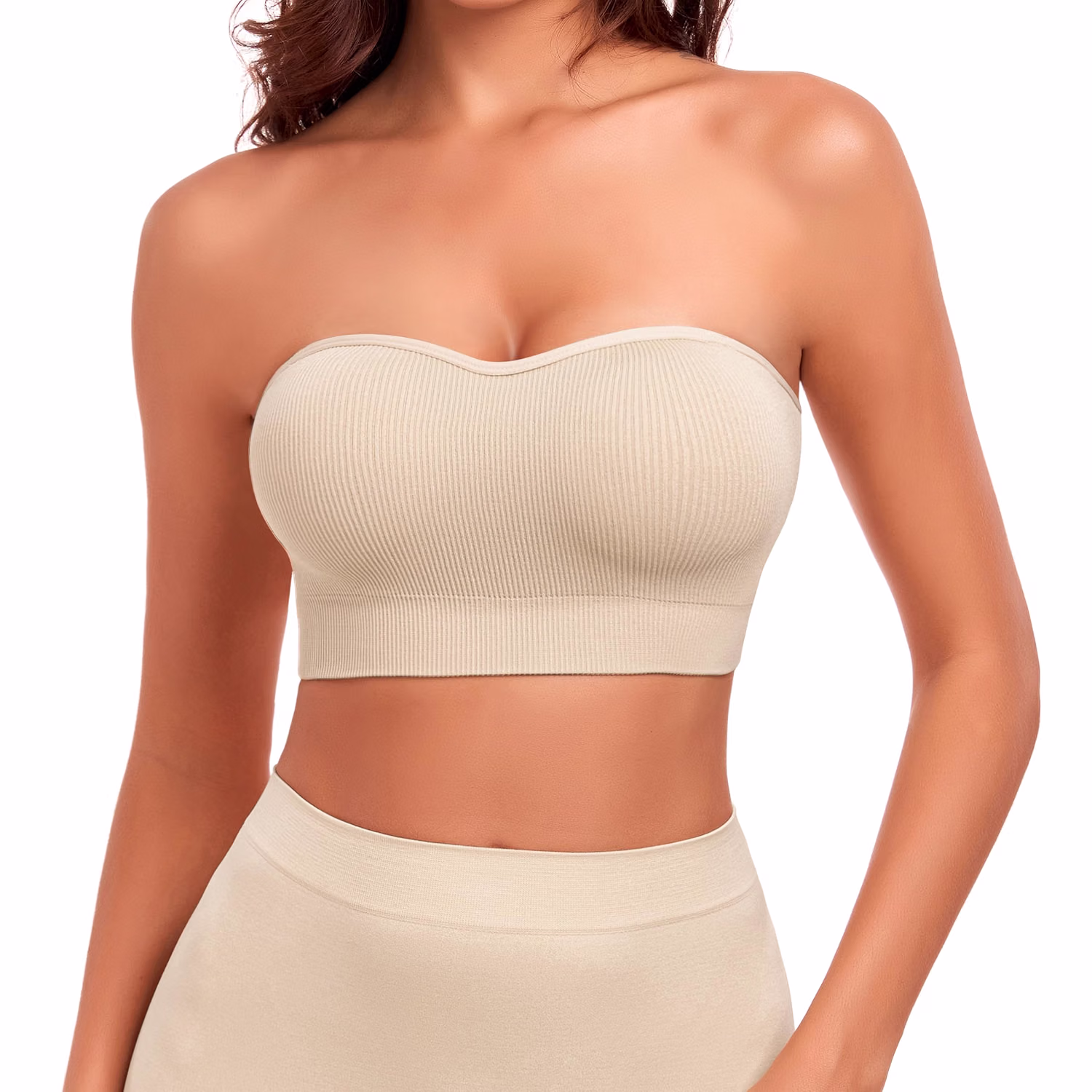 SIMIYA Wireless Non Slip Padded Bandeau Bra — image 7