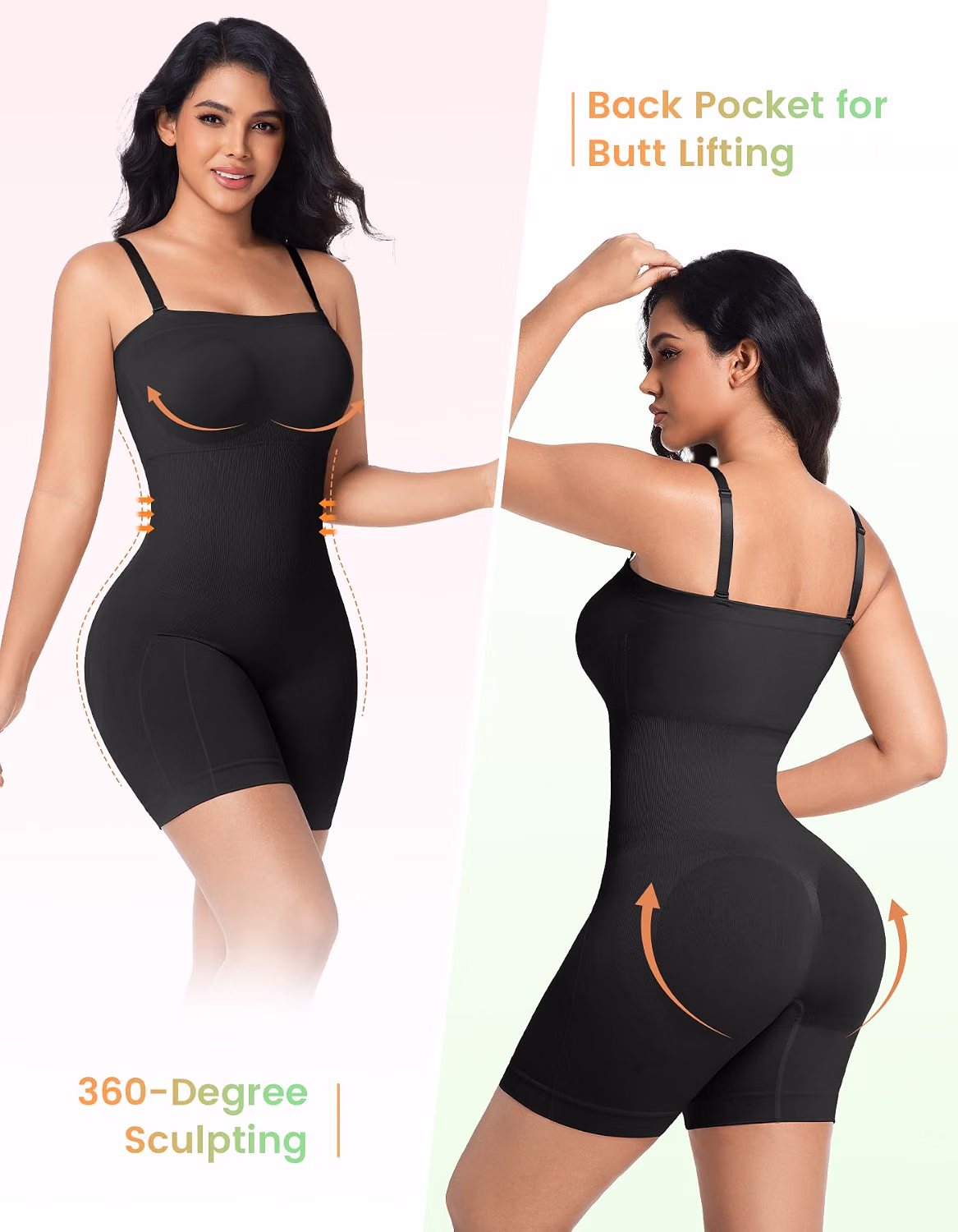 SIMIYA Shapewear Bodysuit with Built-in Bra — image 3