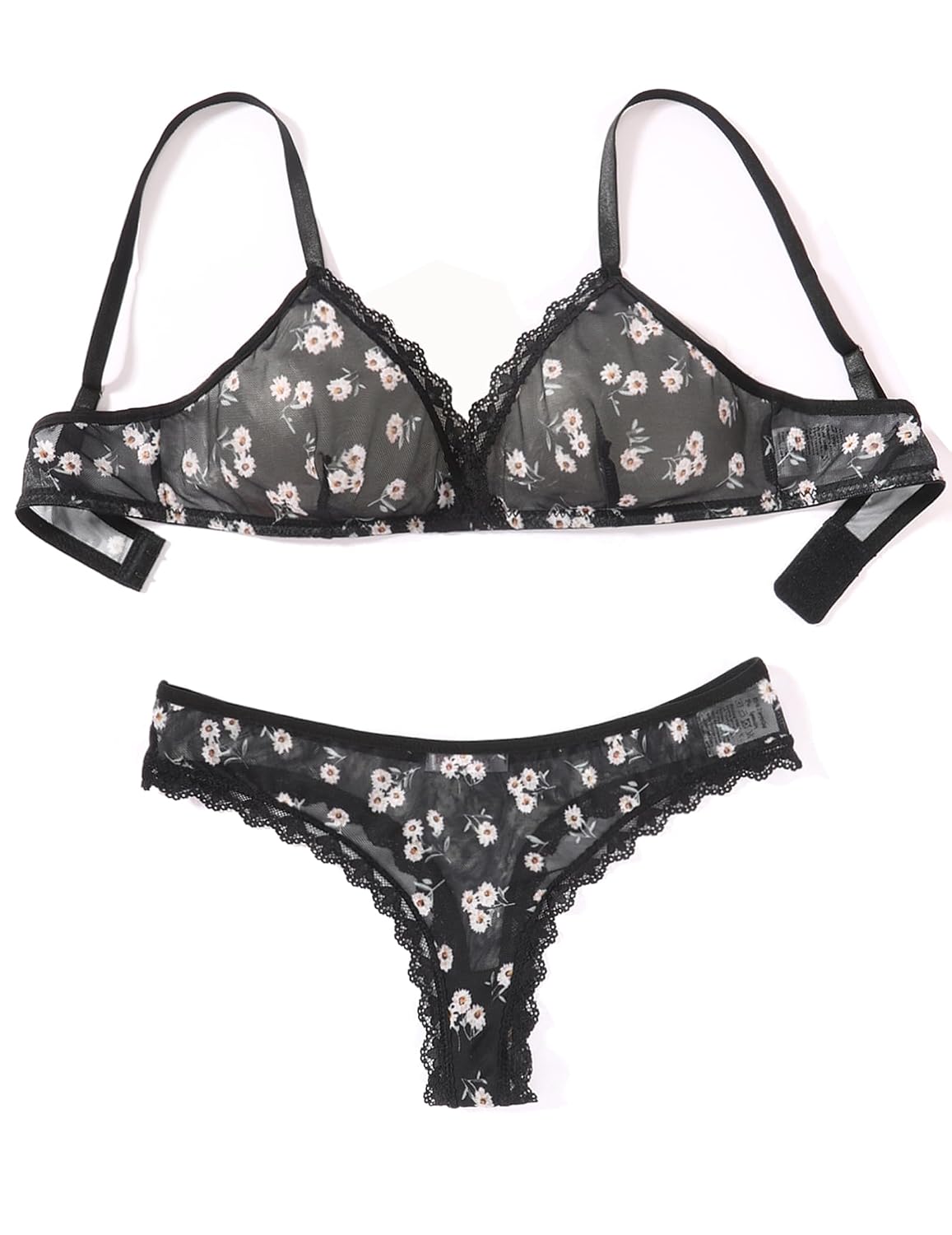 Avidlove Wireless Lace Floral Lingerie Set — image 6