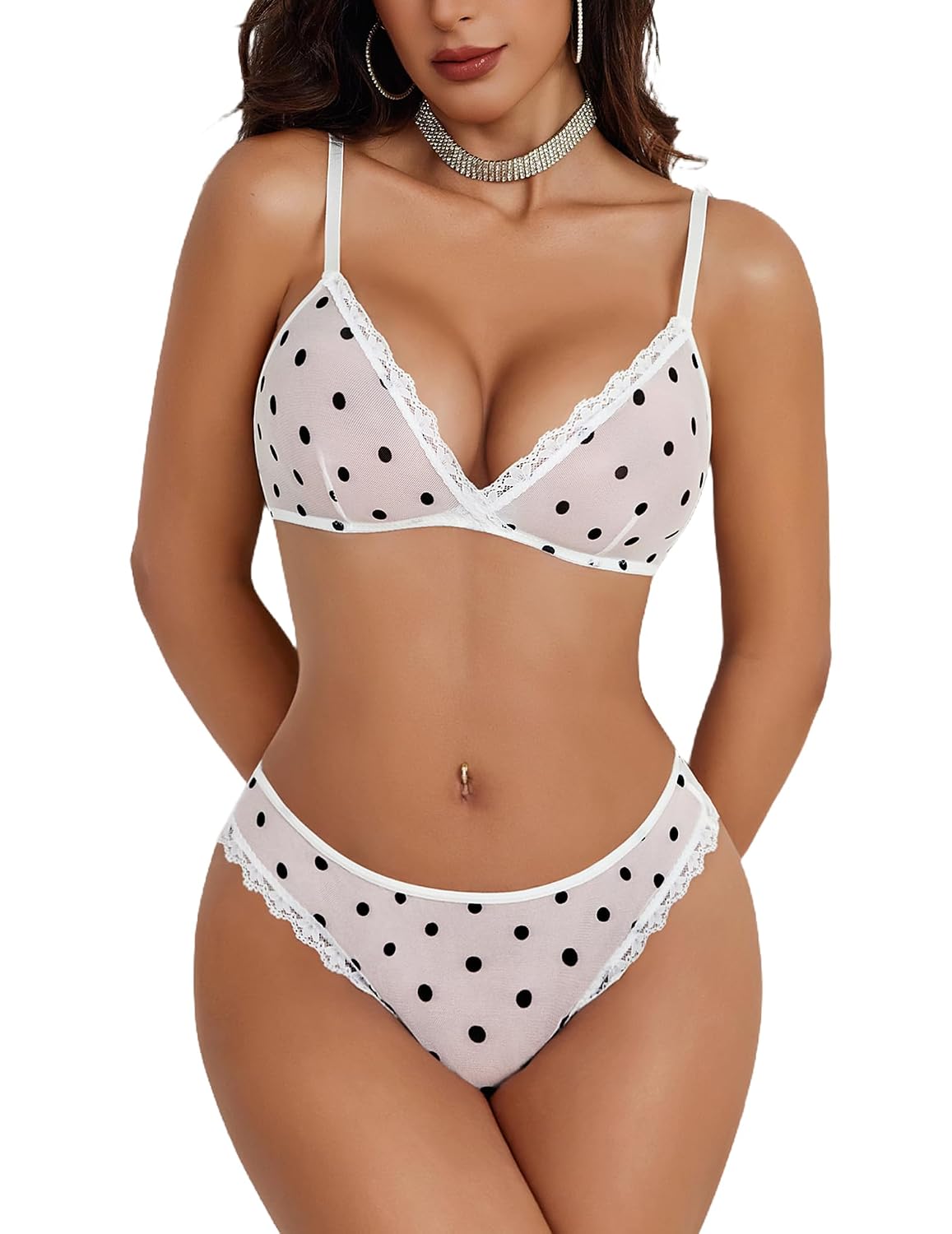 Avidlove Wireless Lace Floral Lingerie Set — image 11
