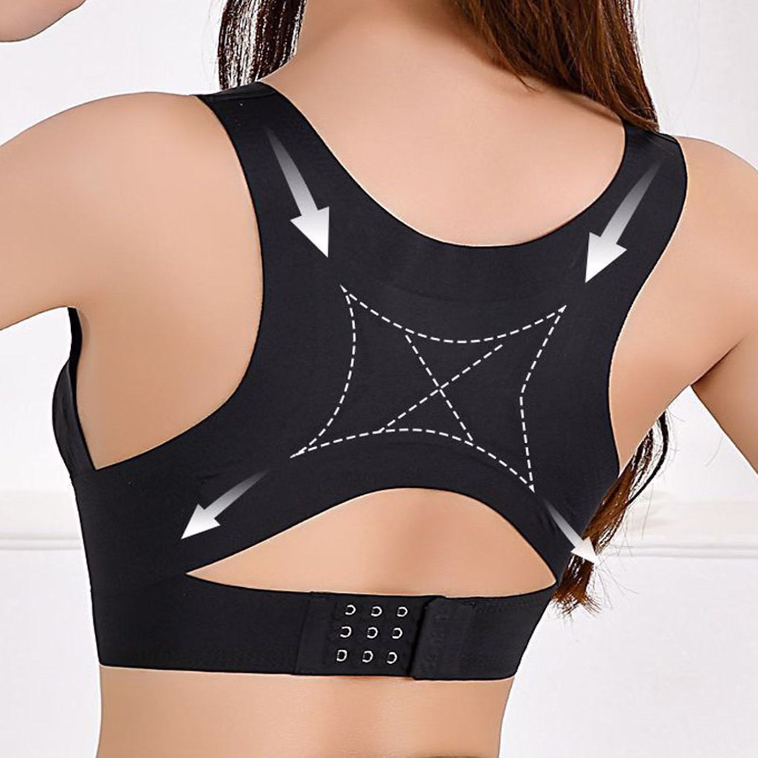 yxlaml Women's Front Closure Posture Support Bra — image 7