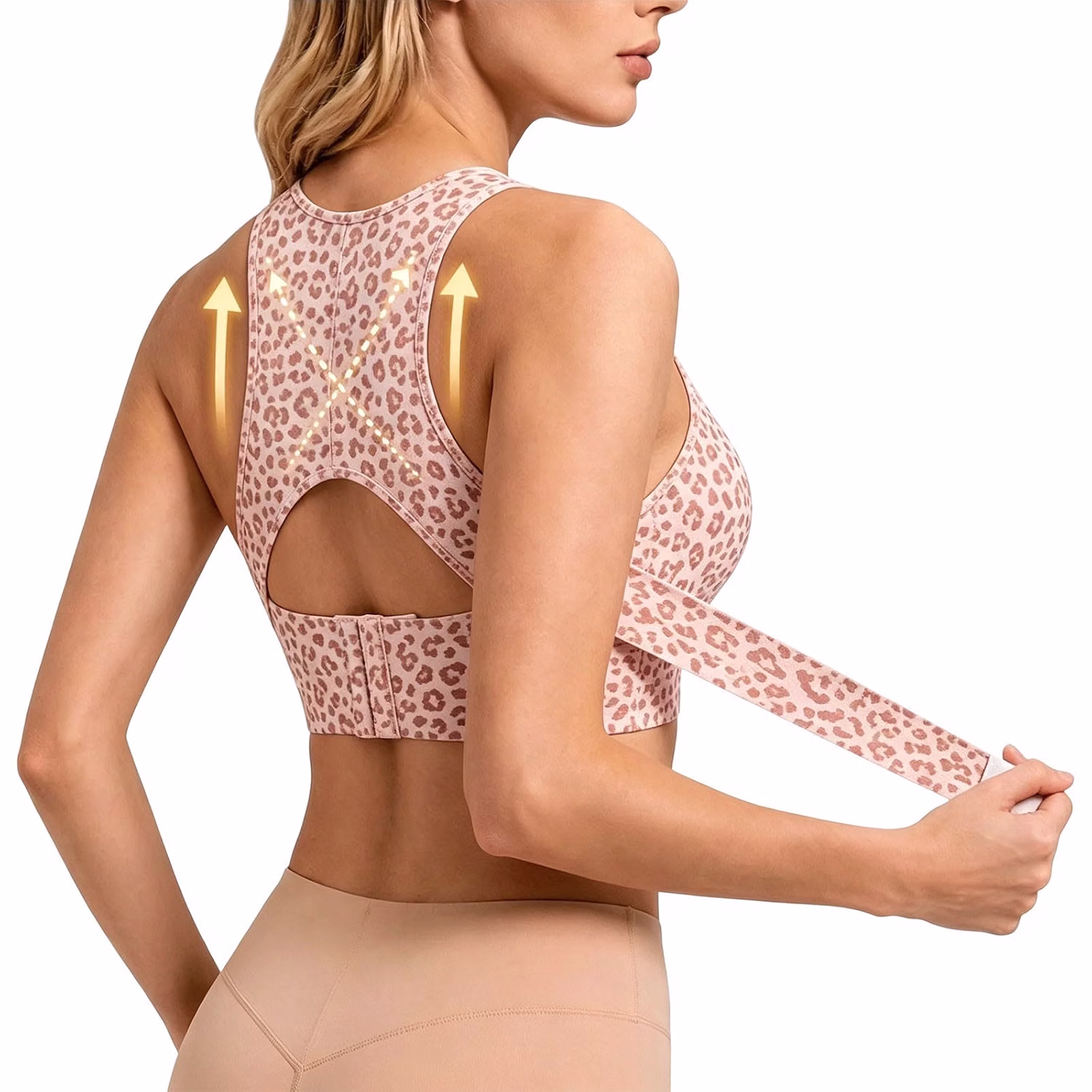 qndjkx Front Closure Wireless Posture Support Bra — image 8