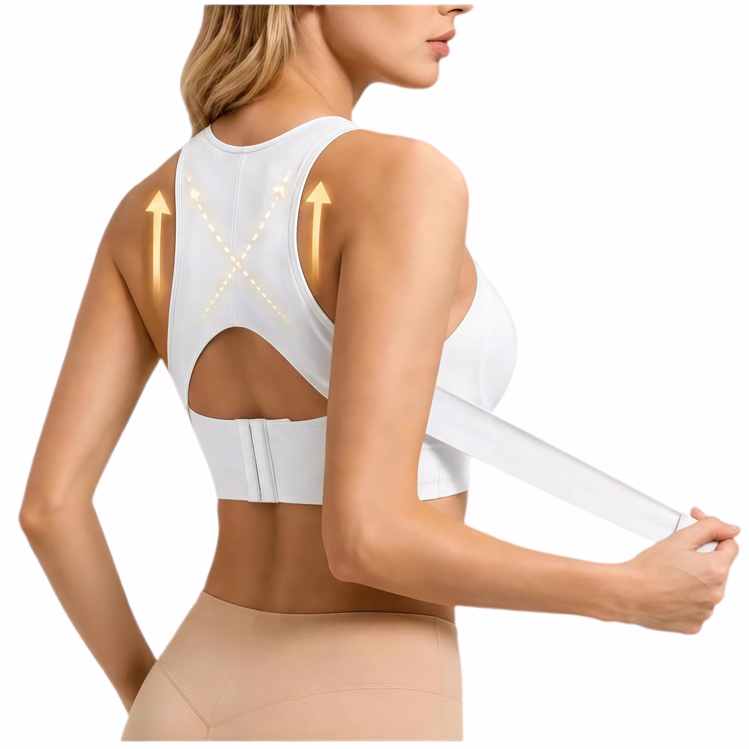 qndjkx Front Closure Wireless Posture Support Bra — image 11