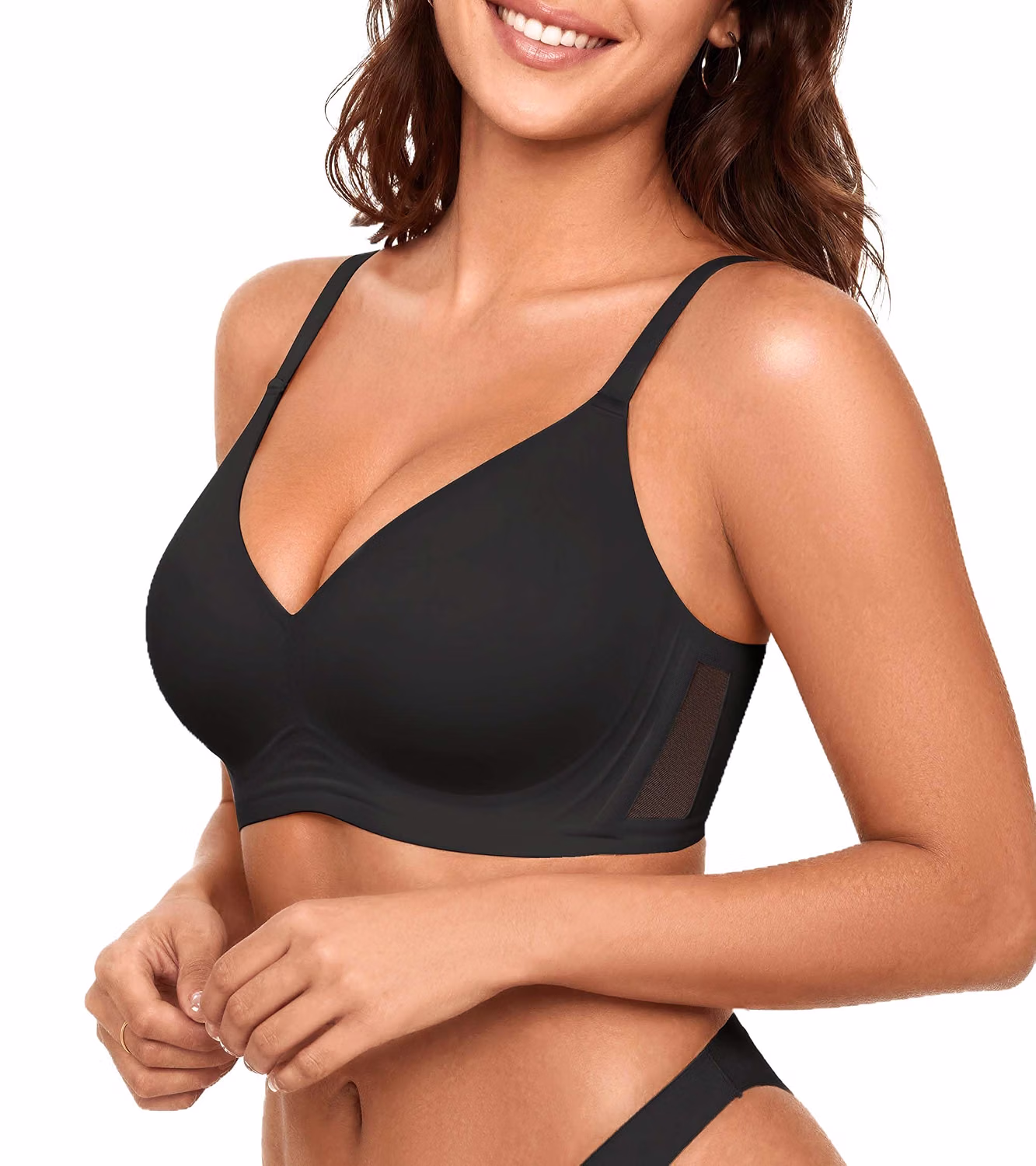 Wireless Full Coverage T-Shirt Bra for Women — image 9