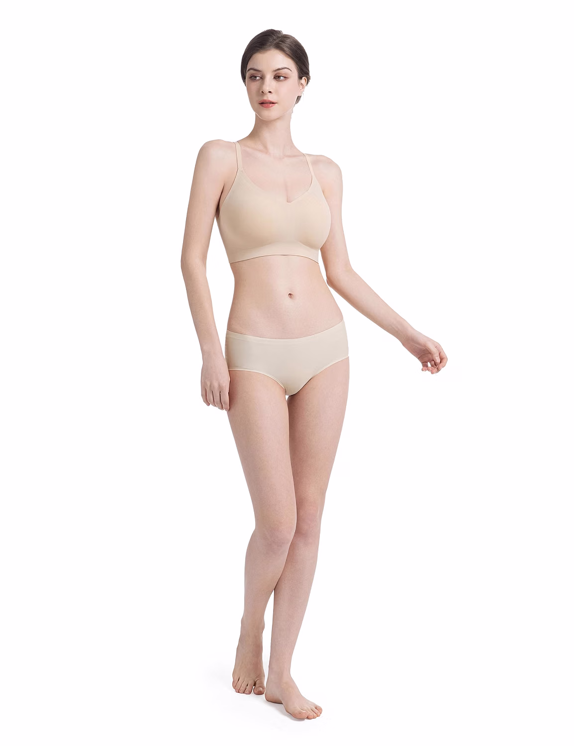 Lusait Wireless Jelly Bra Seamless Lace Racerback — image 6
