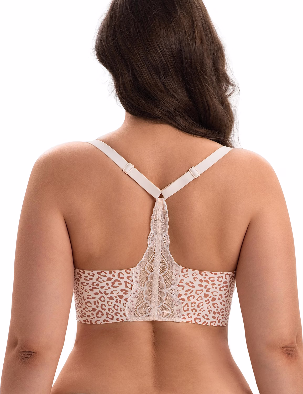 Lusait Wireless Jelly Bra Seamless Lace Racerback — image 10