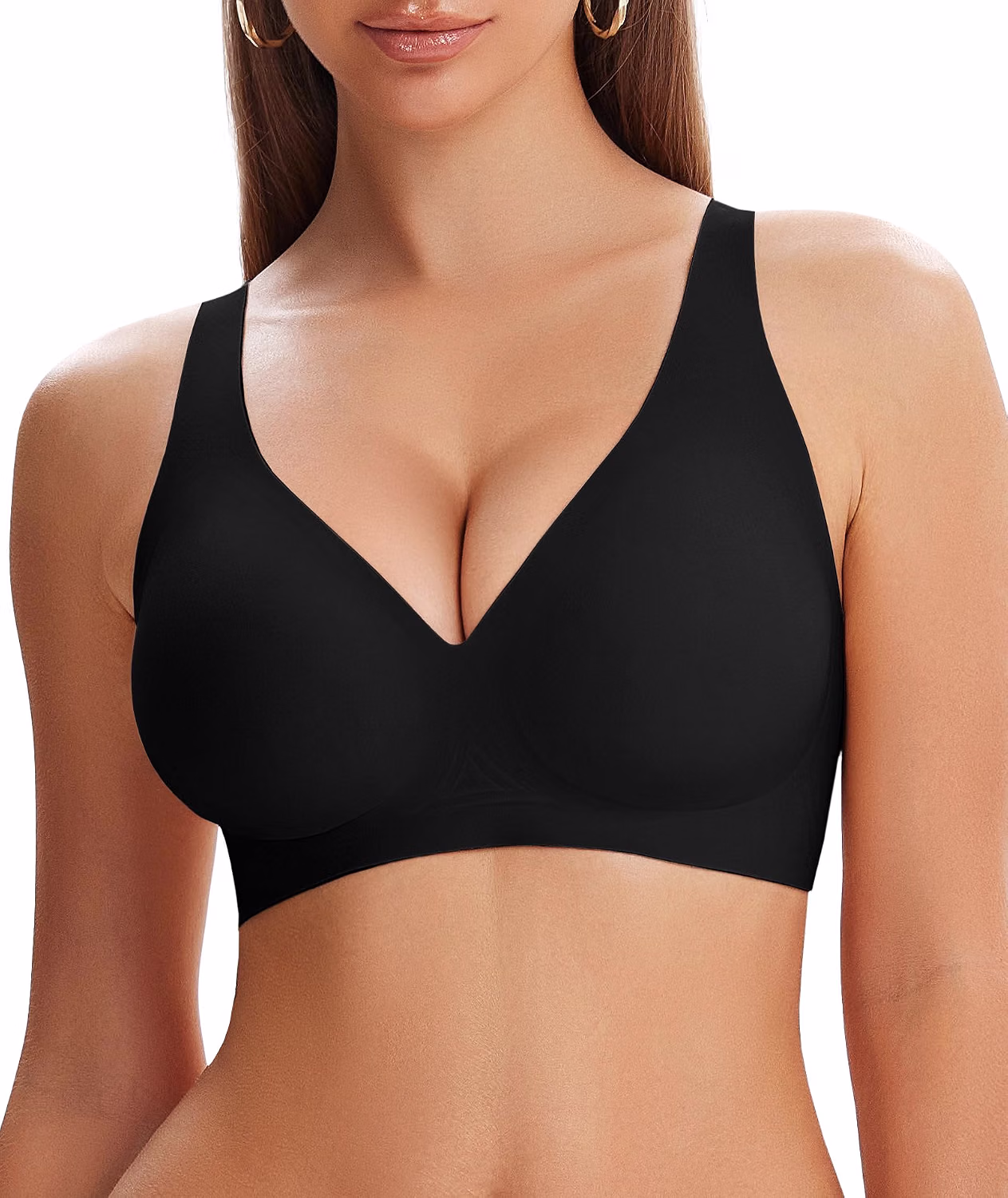 ROIIRO Jelly Wireless Deep V Bra — image 10
