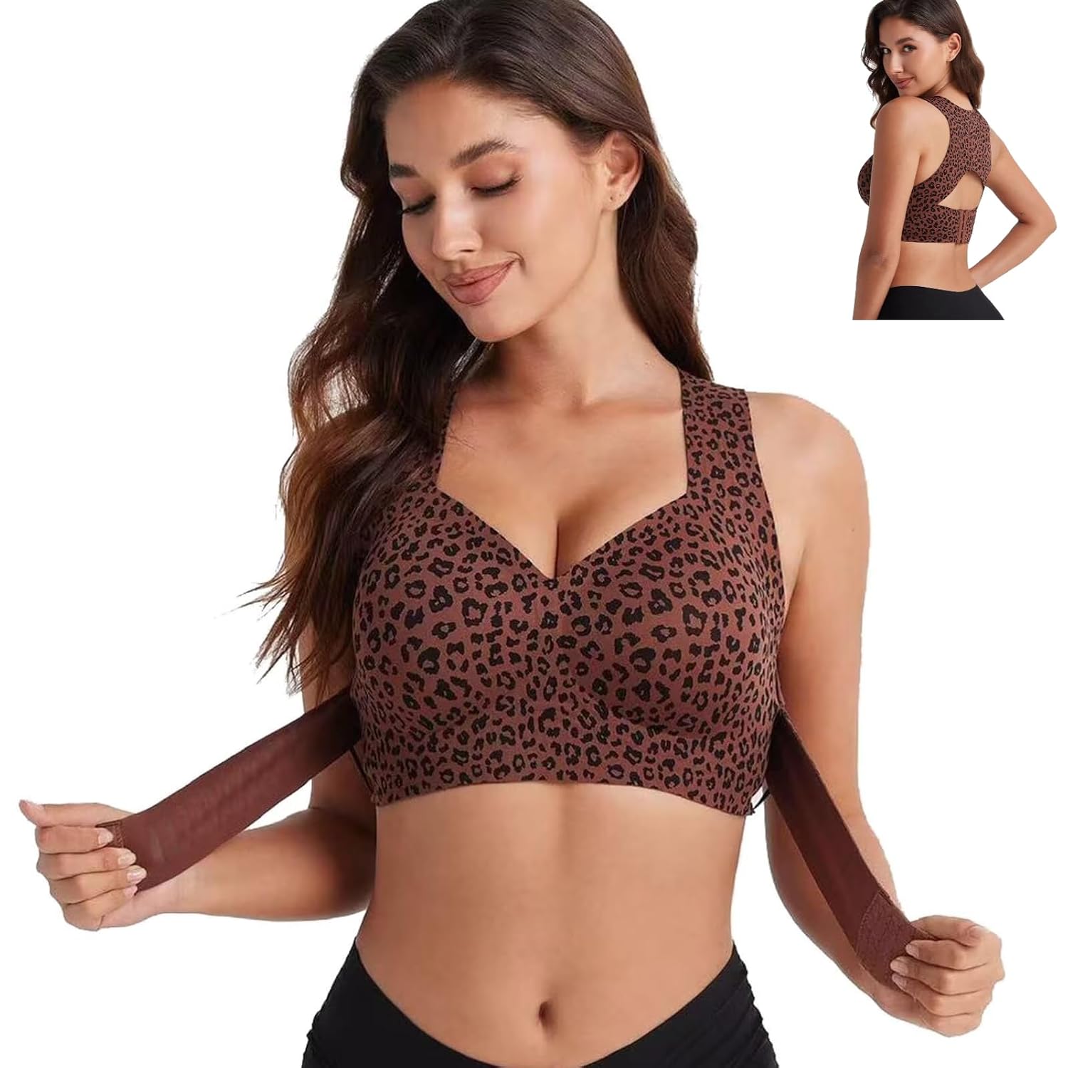 KSADZAIE Women's Front Closure Posture Corrector Bra — image 8