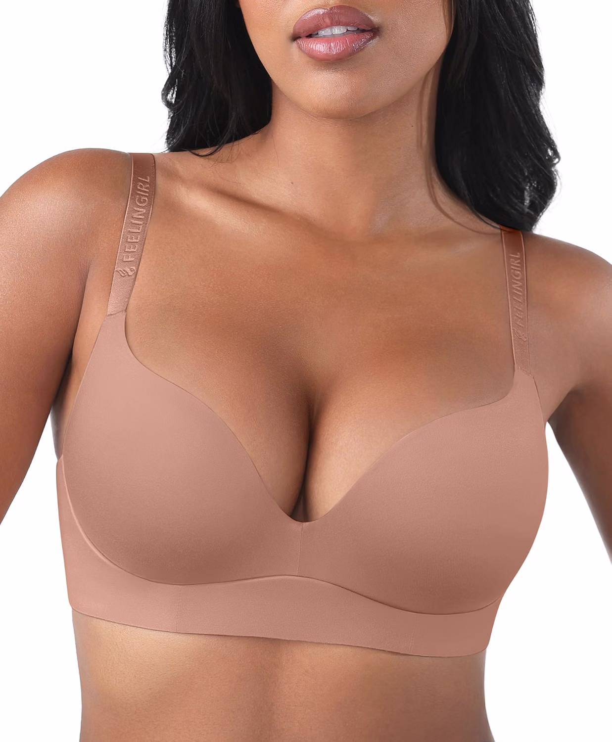 FeelinGirl Wireless Push Up Balconette Seamless Bra — image 7