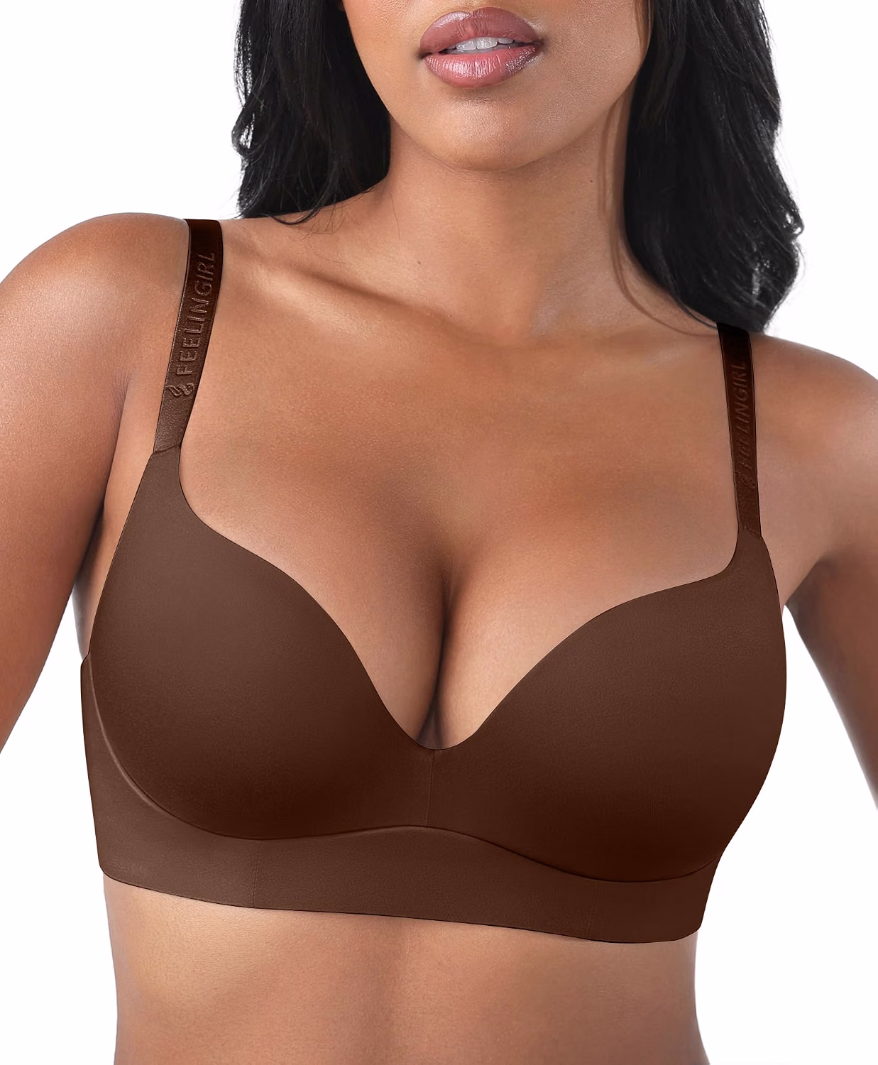 FeelinGirl Wireless Push Up Balconette Seamless Bra — image 11