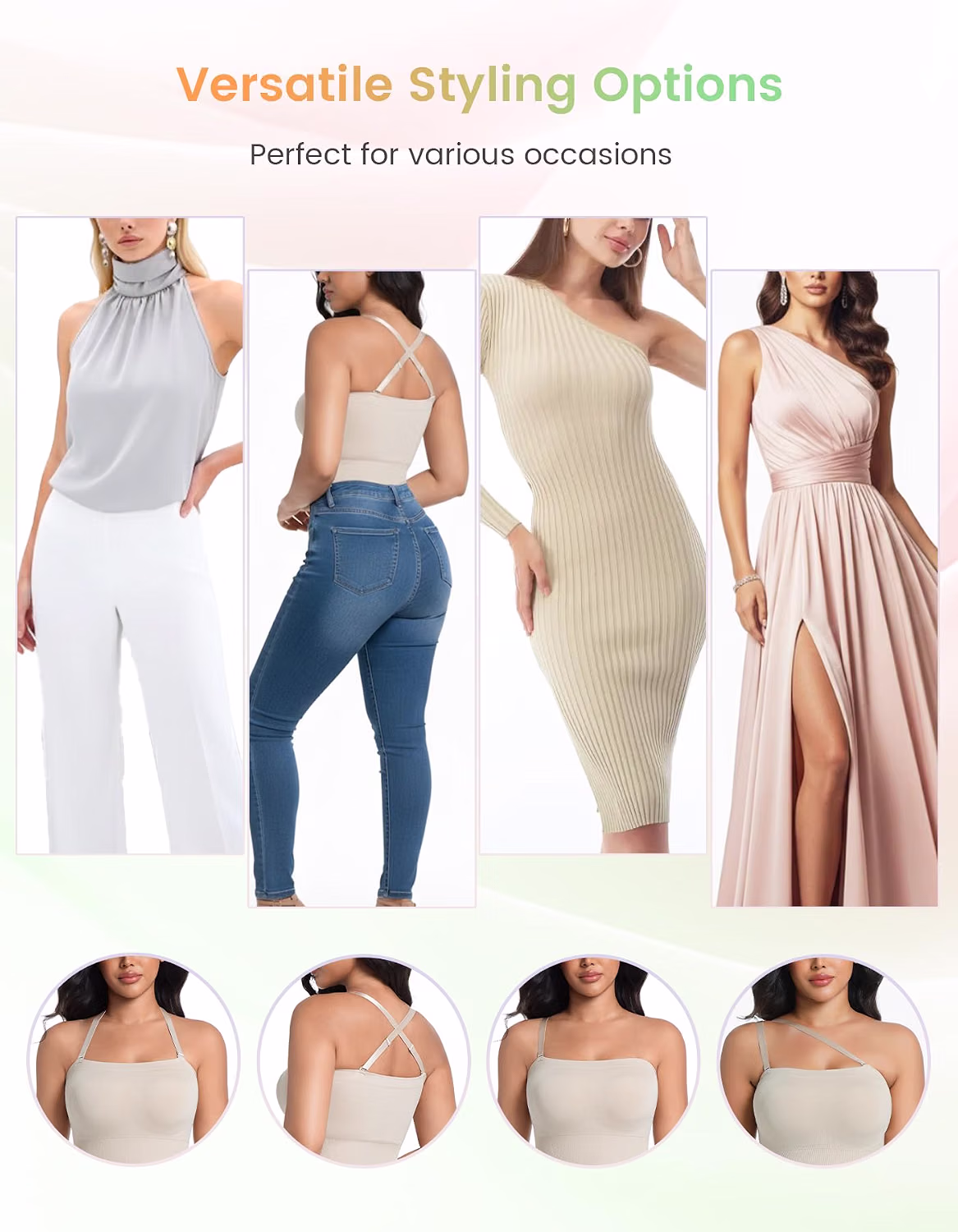 SIMIYA Tummy Control Shapewear Bodysuit with Built-in Bra — image 5