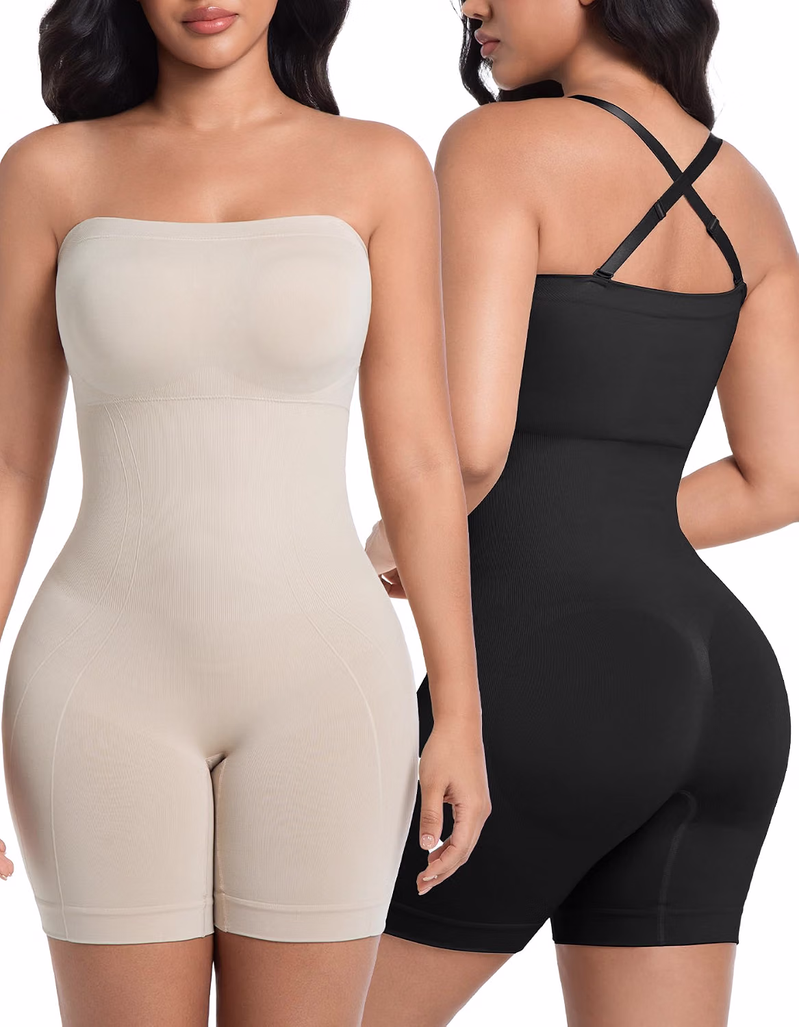 SIMIYA Tummy Control Shapewear Bodysuit with Built-in Bra — image 7