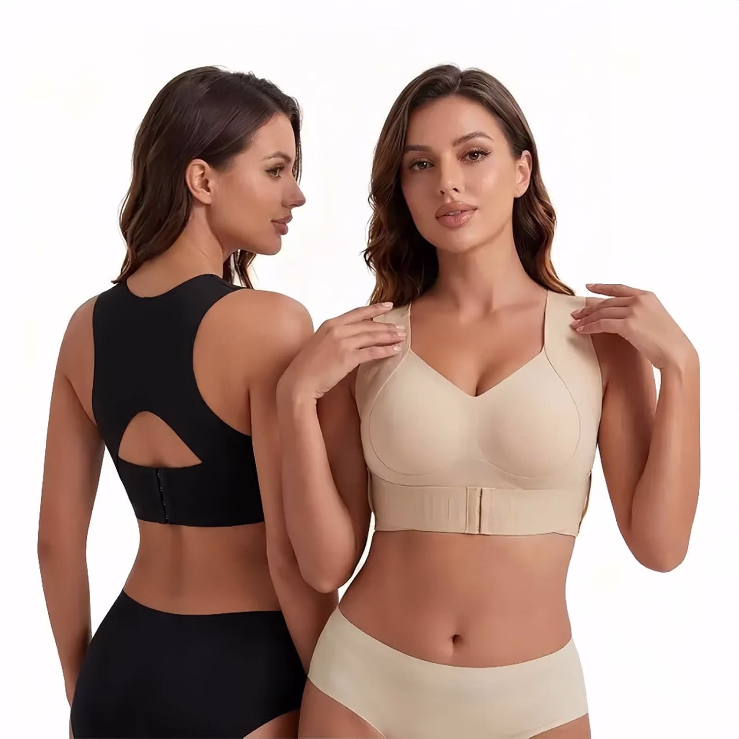 Women's Front Closure Wireless Posture Bra — image 6