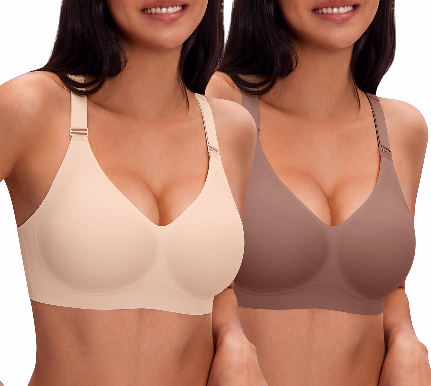 Finduself Jelly Deep V Wireless Seamless Bra — image 12