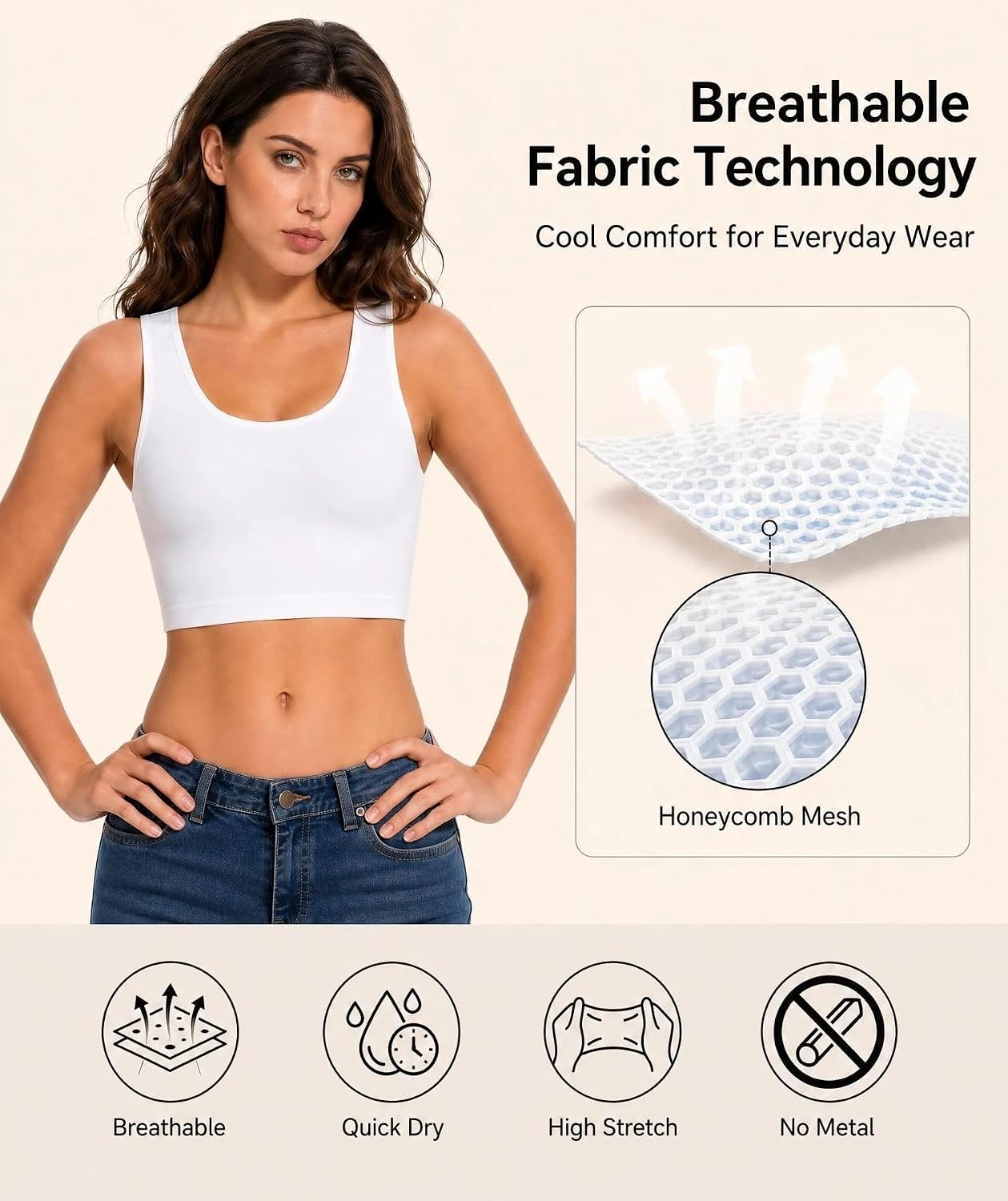 Girlhoney FTM Chest Binder Compression Top — image 7