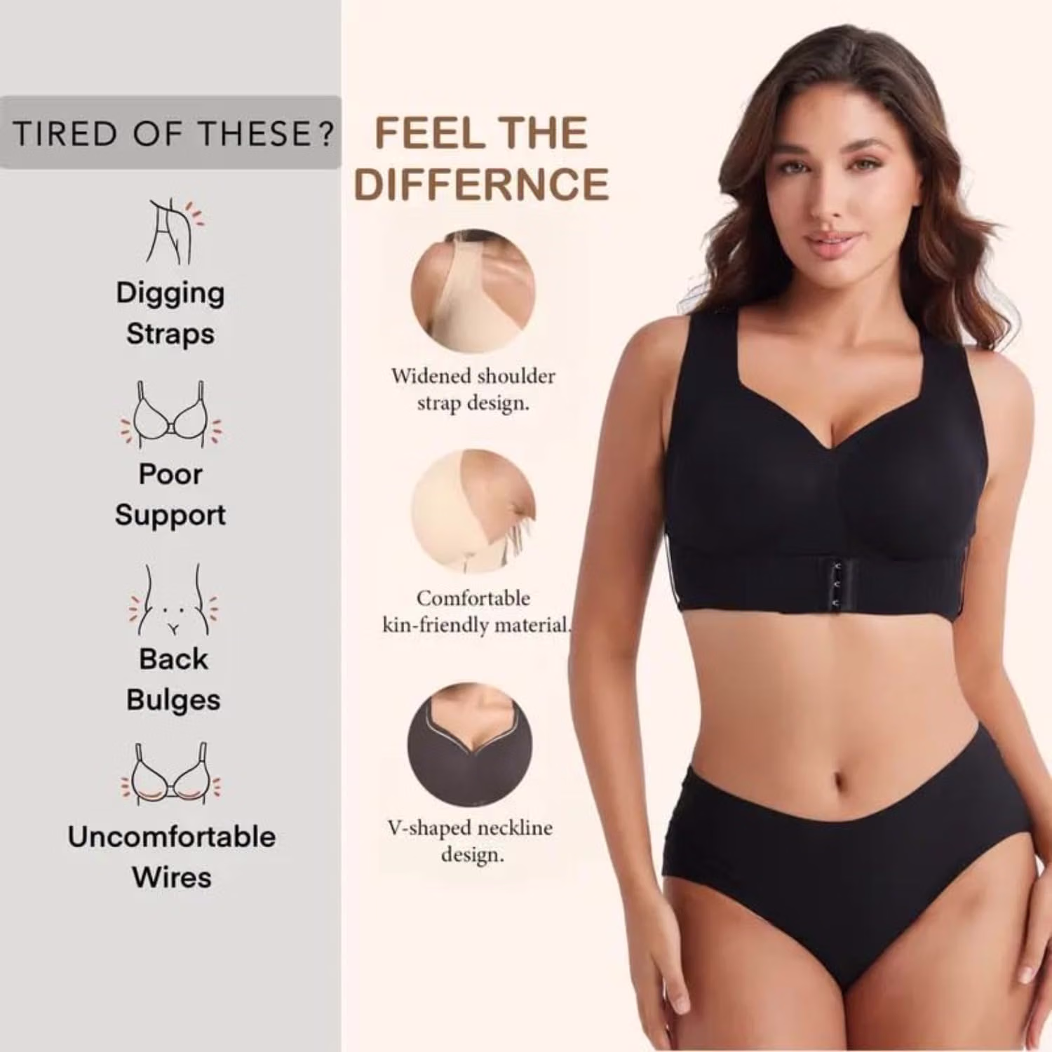 HuayoRong Shapecurve Posture Bra for Women — image 3