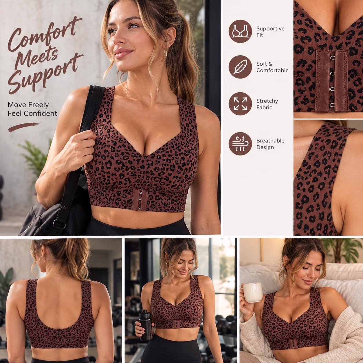 Yswaboju Wireless Posture Corrector Bra for Women — image 2
