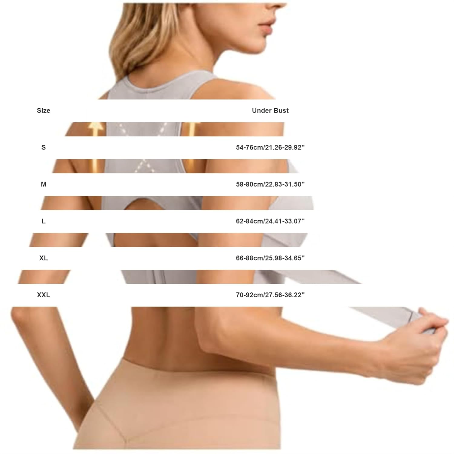KSADZAIE Women's Posture Support Front Closure Bra — image 5